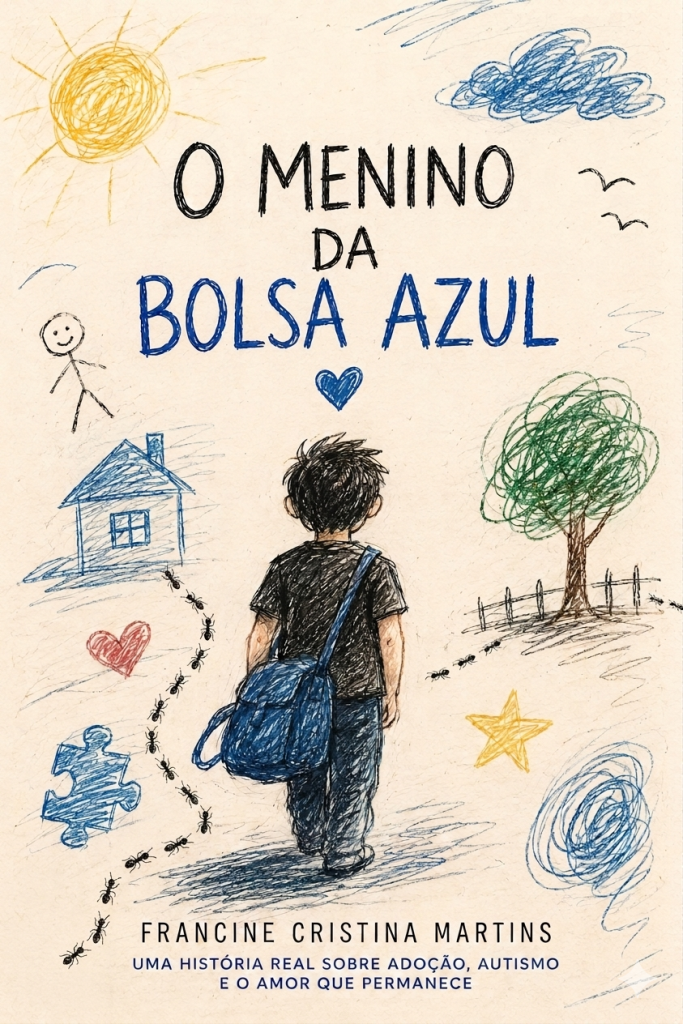 O Menino da Bolsa Azul: Uma história real sobre adoção, autismo e o amor que permanece